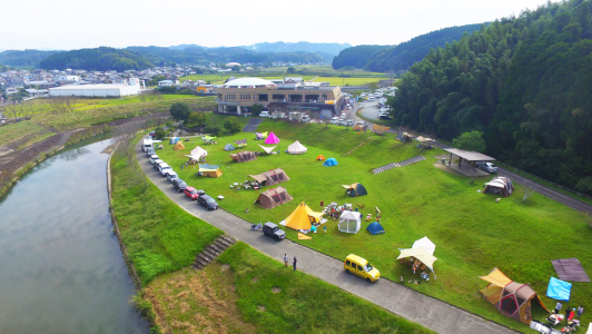 和水江田川カヌー・キャンプ場